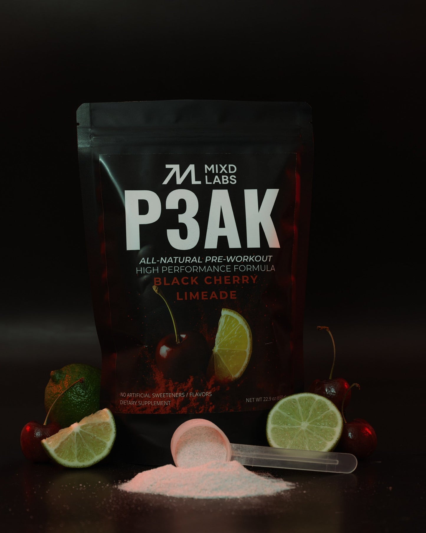 P3AK - All Natural Pre-Workout - High Performance Formula