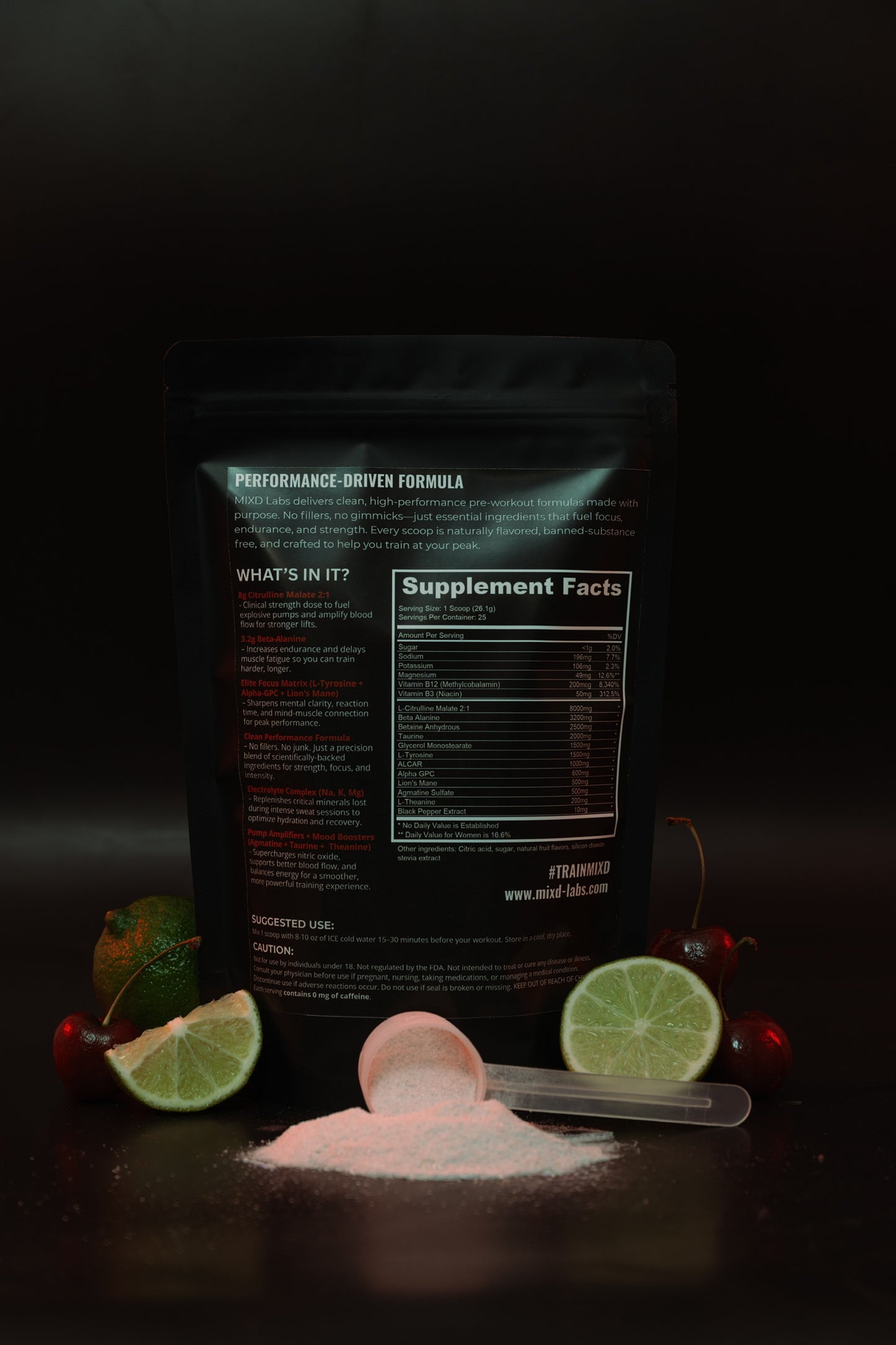 FLO2 - All-Natural Pre-Workout - High Performance Formula (Zero Caffeine)