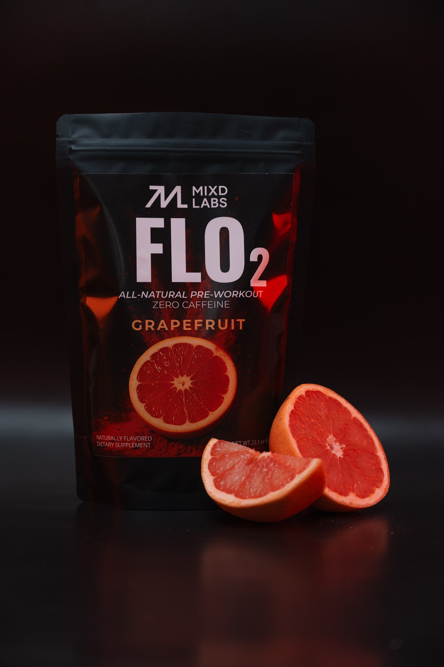 FLO2 - All-Natural Pre-Workout - High Performance Formula (Zero Caffeine)