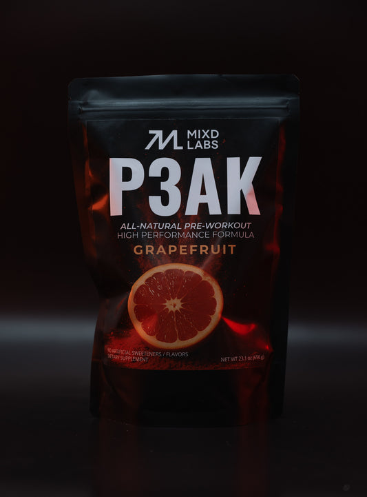 P3AK - All Natural Pre-Workout - High Performance Formula